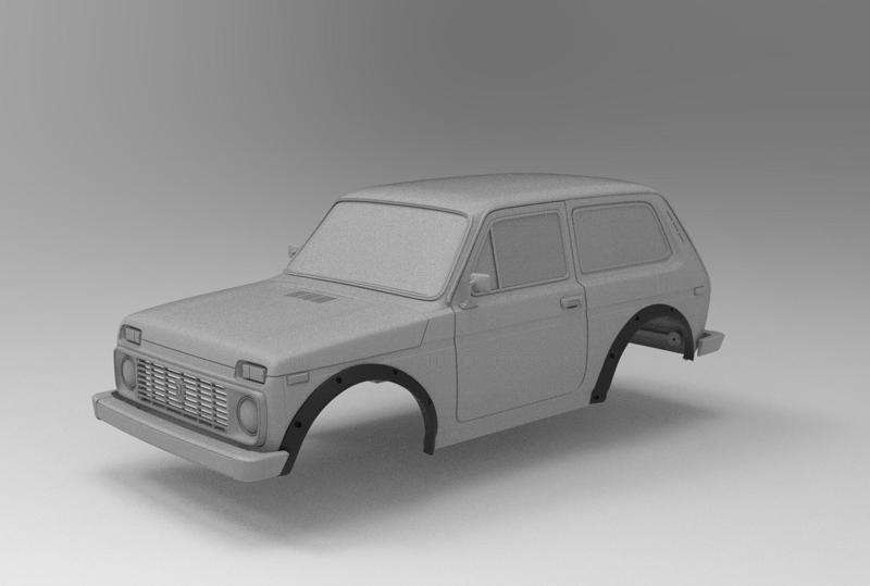 Lada Niva 1/8 Scale Fenders