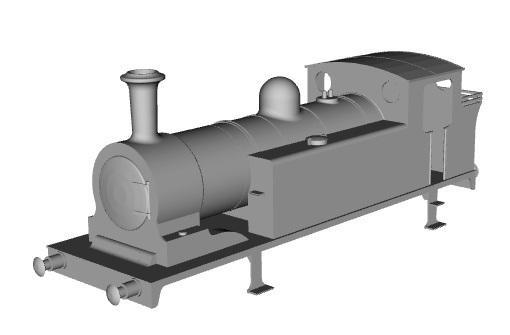 NBR/LNER J83 (D class) loco modified/final version 1/43 scale
