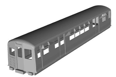 District line R38 driver coach 1/43 scale