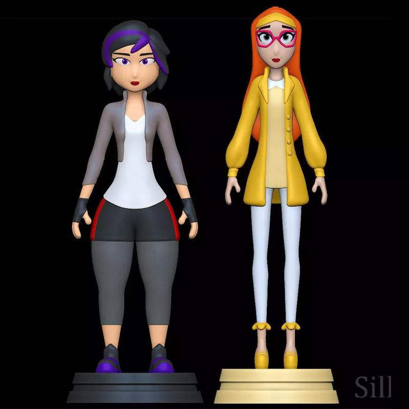 GoGo Tomago and Honey Lemon - Big Hero 6 The Series