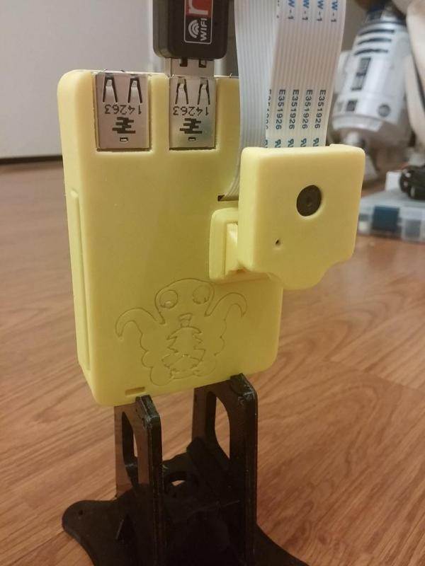 Octopi WiFi Camera Case for Raspberry Pi 2 Model B (revised)