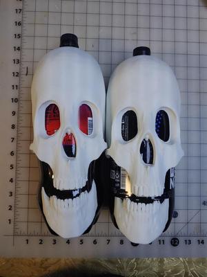 2 Liter Bottle Skull