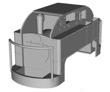 Guinness Brewery Geoghegan  narrow gauge loco 6-24 1/35 scale