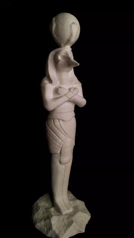 FUZZY SKIN KHONSU FROM MARVEL MOON KNIGHT NEW POSTER sCULPTURE