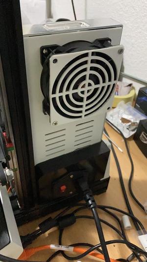 Ender 3 Pro PSU 80mm Fan Adapter