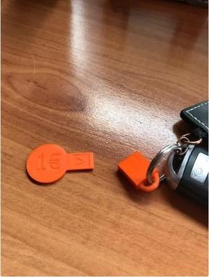 Caddy token keyfob
