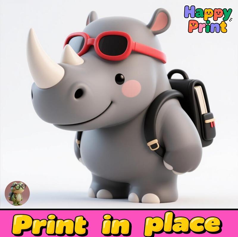 Cute rhinoceros