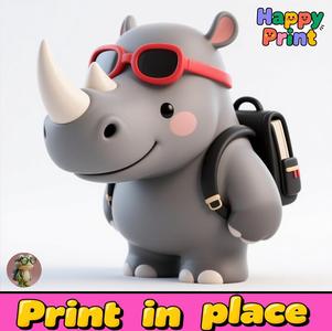 Cute rhinoceros