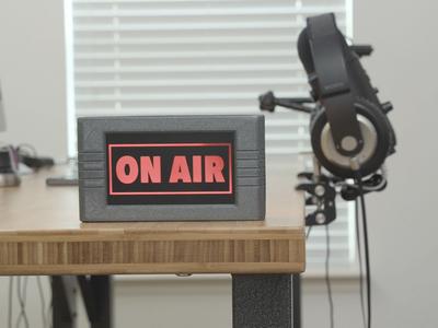 DIY On Air Sign