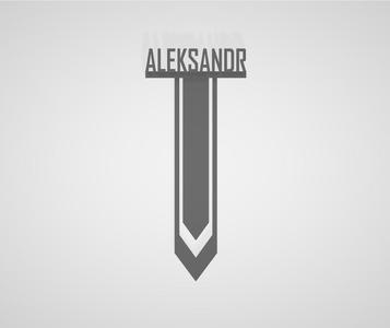 ALEKSANDR / NAME / BOOKMARK / GIFT / BOOK / BOOK / SCHOOL / STUDENTS / TEACHER