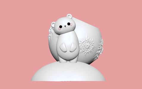 CUTE BEAR PLANTER/HOLDER