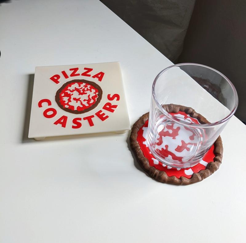 Neapolitan Pizza Coasters