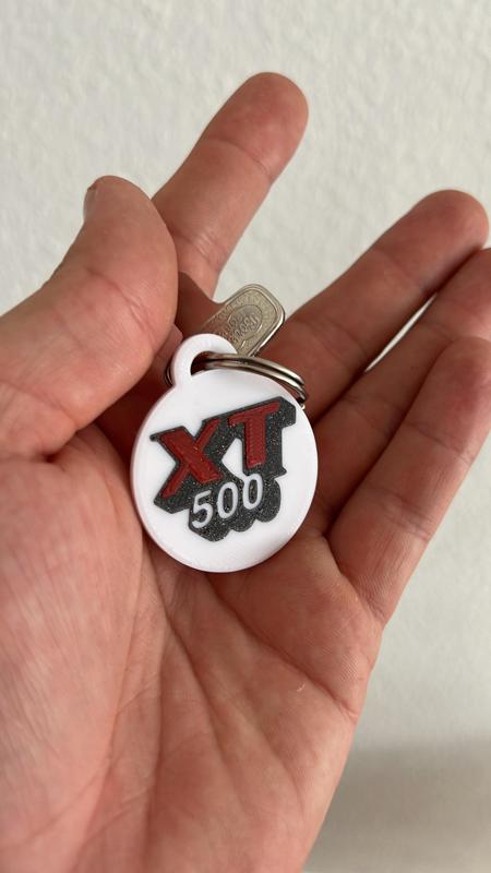 Yamaha XT500 Keychain