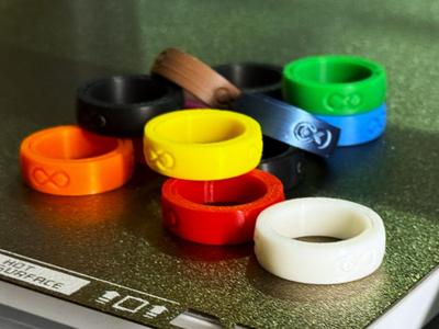 Infinity Spin Ring Fidget - Print in Place