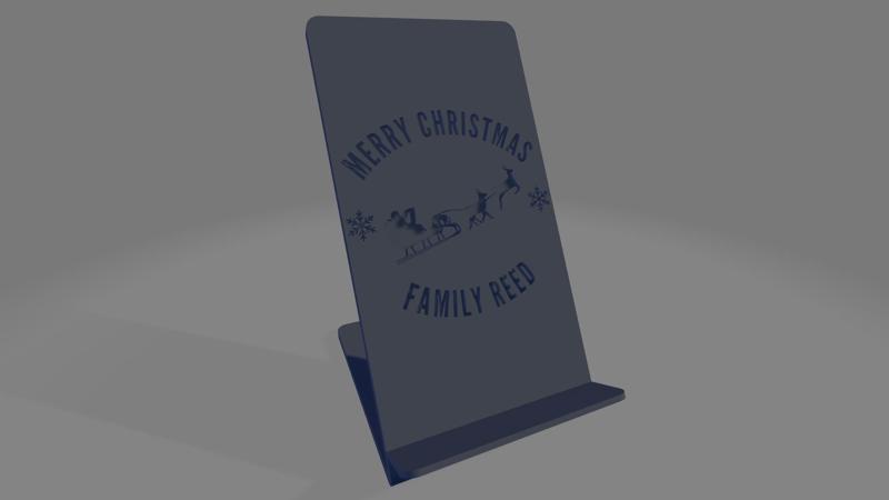 Reed Family Christmas Phone Stand – The Perfect Holiday Gift!