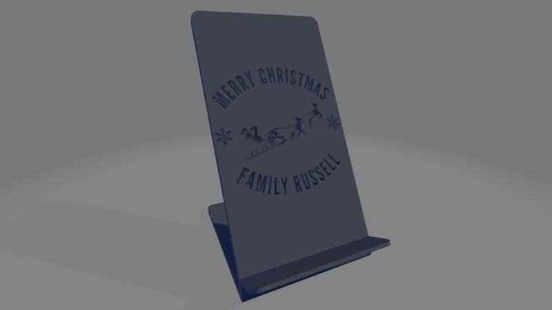 Russell Family Christmas Phone Stand – The Perfect Holiday Gift!