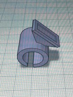 Phone holder for scooter handlebar
