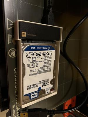 USB SATA Drive Sled