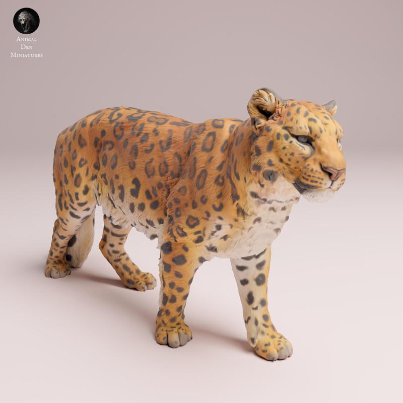 Amur Leopard - Animal pre-supported 