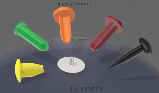 Parametric Capped Pins