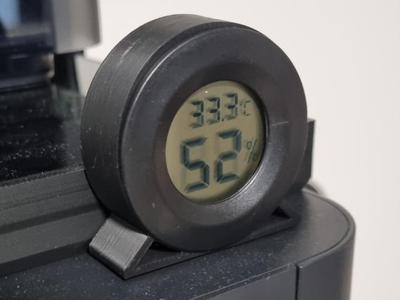 Hygrometer and Thermometer Stand for X1C/P1S Vent Hole