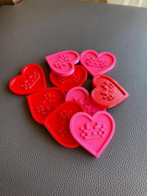 Axolotl Heart Valentine (Minecraft Inspired)