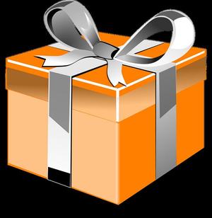 Present Box With Ribbon!