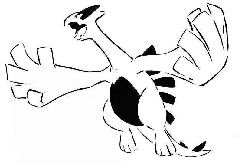 Lugia stencil 3
