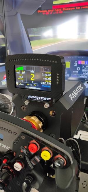 Fanatec Podium DD1/DD2 dashboard with Nextion 4,3"