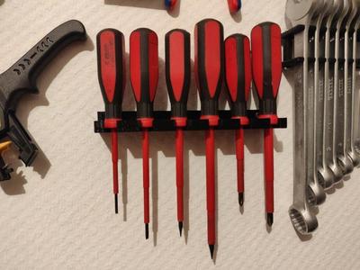 Customizable Screwdriver Holder