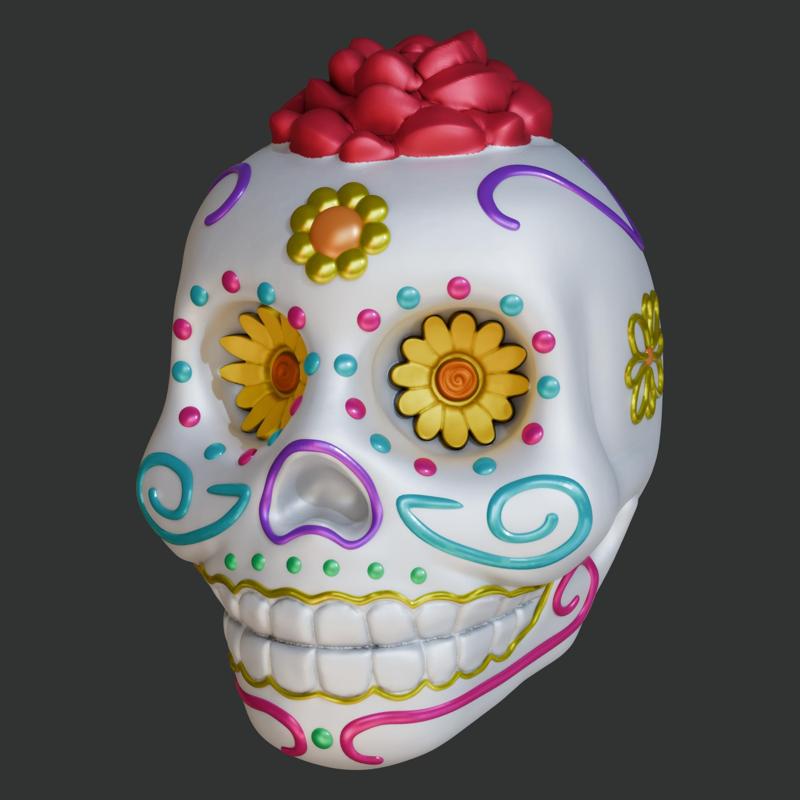 Calaverita dia de muertos - day of the dead v01