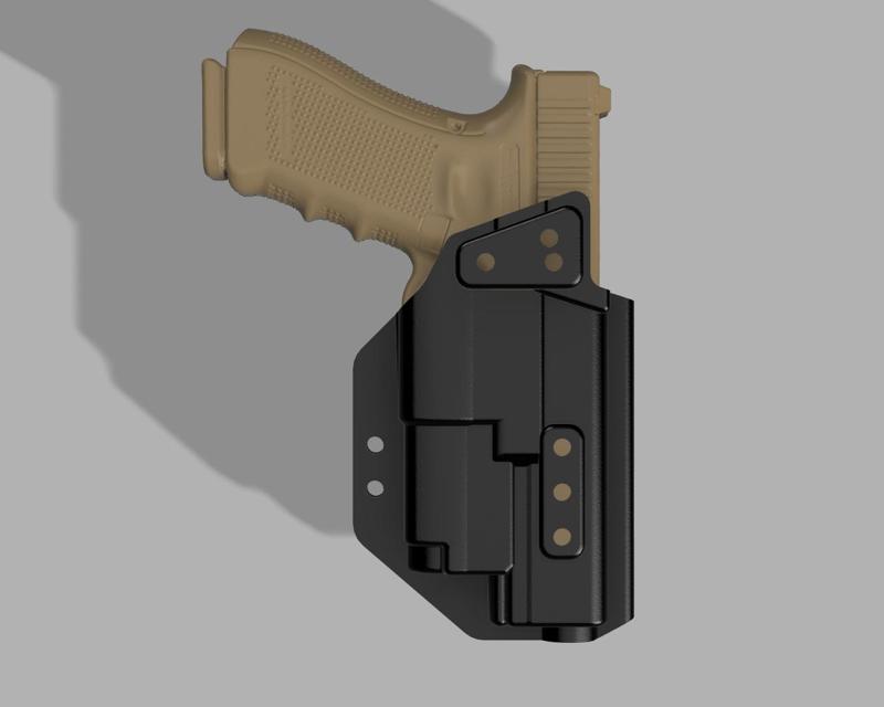 Glock G17  & Olight PL Mini 2 IWB COMPRESSION MOLD