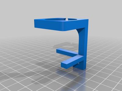 Apple Watch charger mount IKEA Skadis pegboard