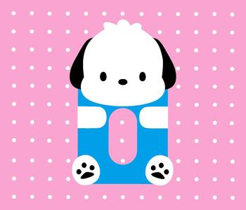 card holder of pochacco from Hello Kitty