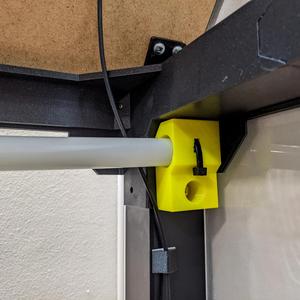 Mount for BlazeCut T050E Fire Suppression inside LACK Enclosure