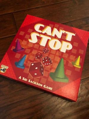 Can't Stop player traffic cone