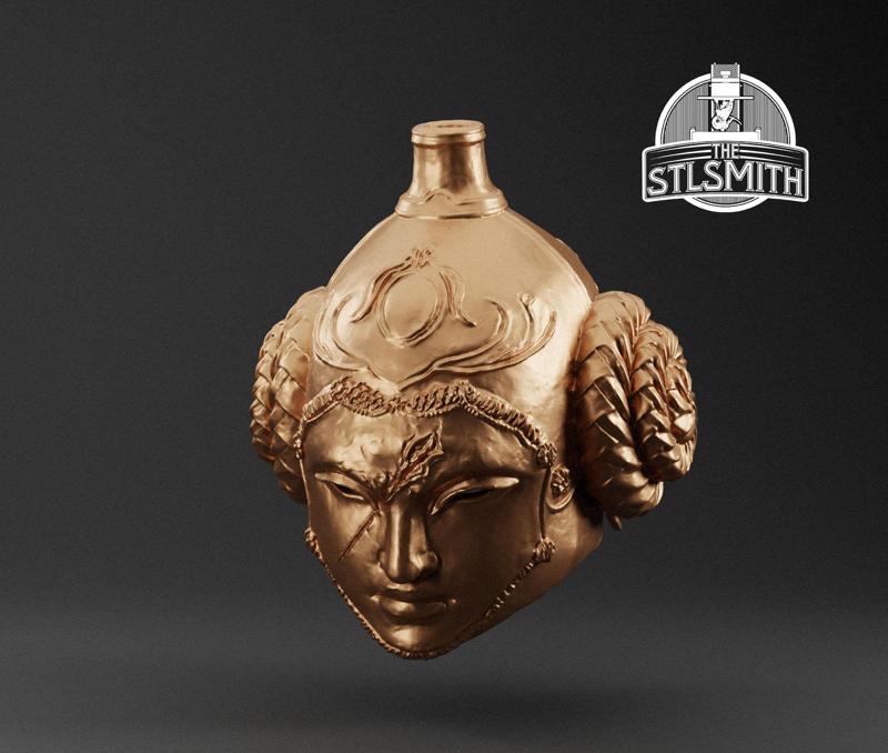 Freyja's Helm Elden Ring Life Size Prop STL