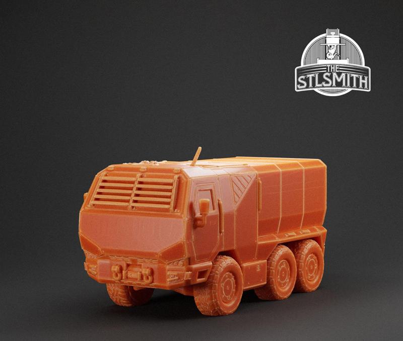 Military Truck + Civilian Car Halo Reach Miniature STL