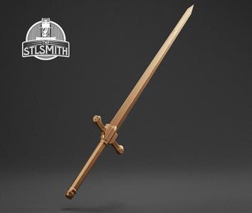 Sunlight Straight Sword Dark Souls 3 Life Size Prop STL