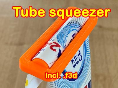 Toothpaste tube squeezer