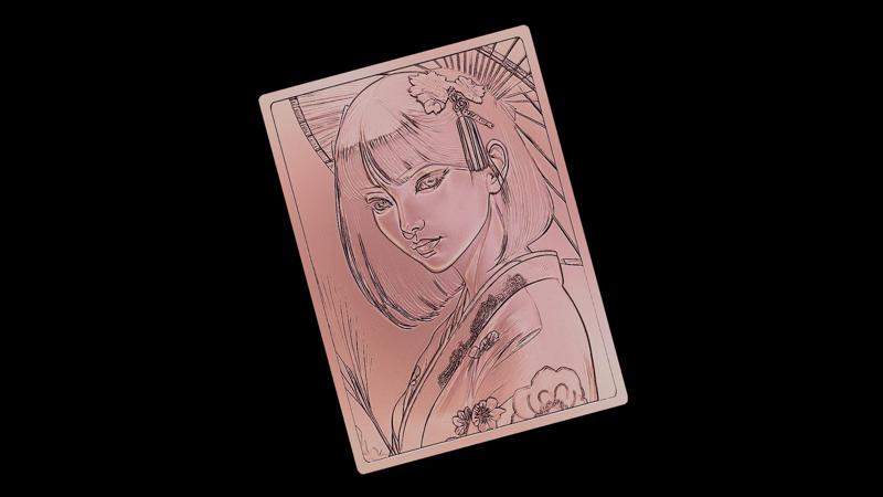 Japanes Art - oriental Woman