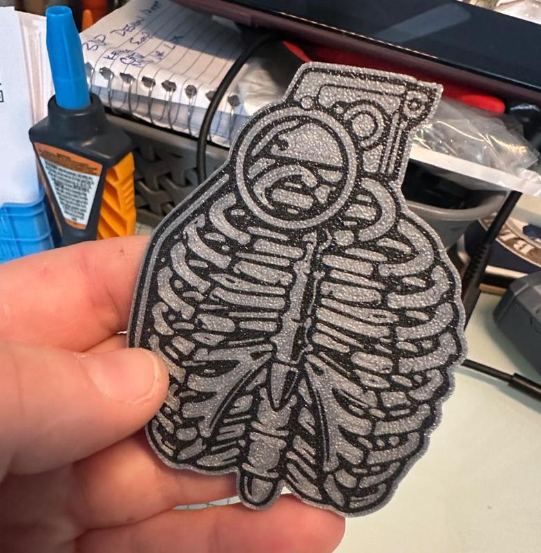Ribcage Grenade Magnet