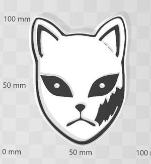 Japanese Mask Kimetsu no yaiba - scar