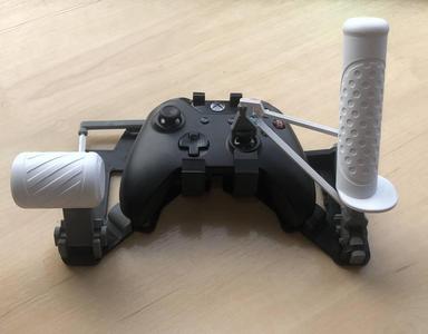 Snap-on XBOX gamepad HOTAS joystick