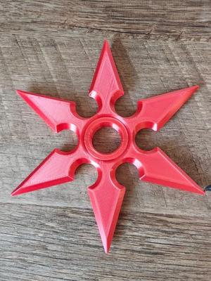 Print in Place Shuriken Spinner