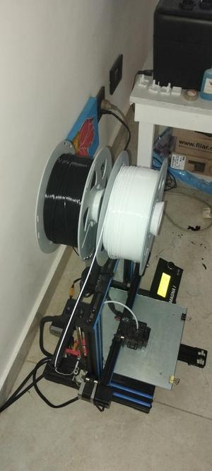 Soporte doble de rollo para HELLBOT Magna 1 V2  + Adaptadores universales de bobina