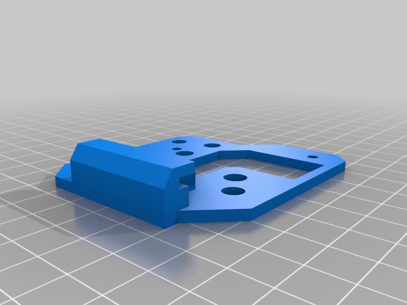 Adapter to mount a CR10 v2 hotend on an Ender 3