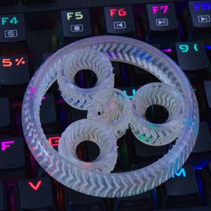 Planet gears fidget toy. print in place