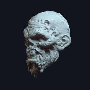 Necrothar v8 "action figure head"