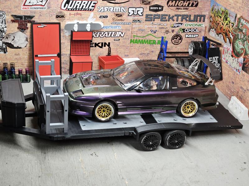 1/10 SCALE DRIFT CAR TRAILER